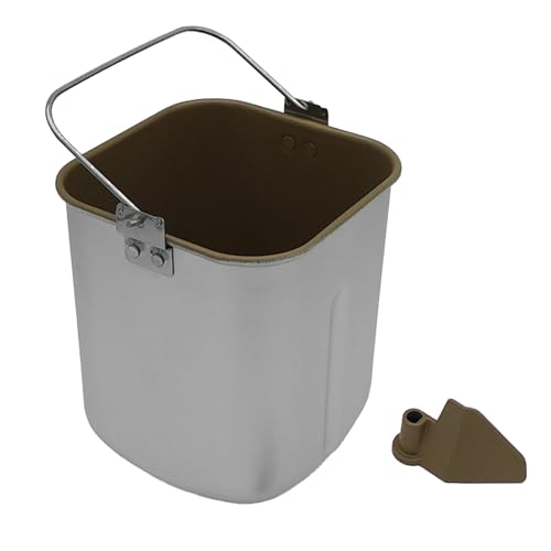 Ausla Brotmaschinen -Innentank, Aluminiumlegierung, Nicht -Stick -Beschichtung, Ersatzschaufel 143x143x194mm/5.63x5.63x7.64in von Ausla