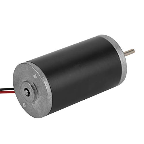 Ausla Dauermagnet DC Motor, Elektromotor mit Hohem Drehmoment mit Metallgetriebe, 6 V 12 V 24 Optionen für -Generatoren und Robotik (24v5000 rev) von Ausla