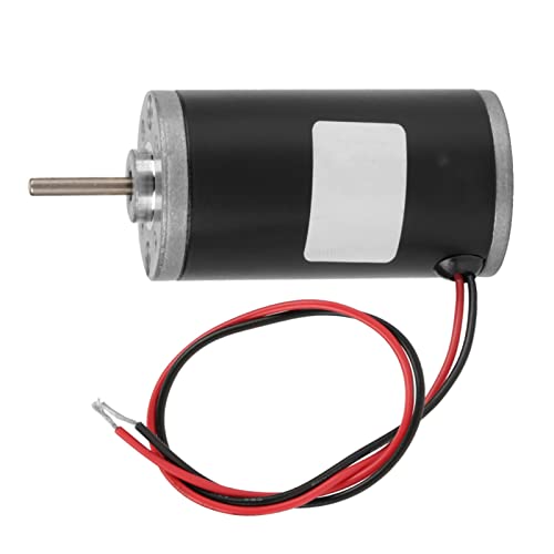 Ausla Dauermagnet DC Motor, Elektromotor mit Hohem Drehmoment mit Metallgetriebe, 6 V 12 V 24 Optionen für -Generatoren und Robotik (24v8000 Reb) von Ausla