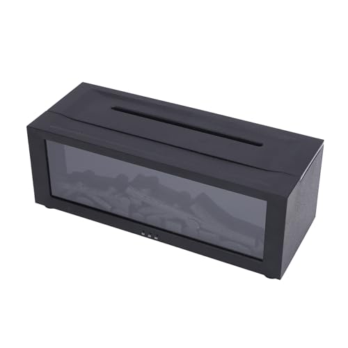 Ausla Diffusor der Mystischen/Fantasie des Lagerfeuerbefeuchtung Heuchidifikation Ruhige Aromatherapie Umweltlicht für Schwarze Schlafzimmerabdominale (BLACK) von Ausla