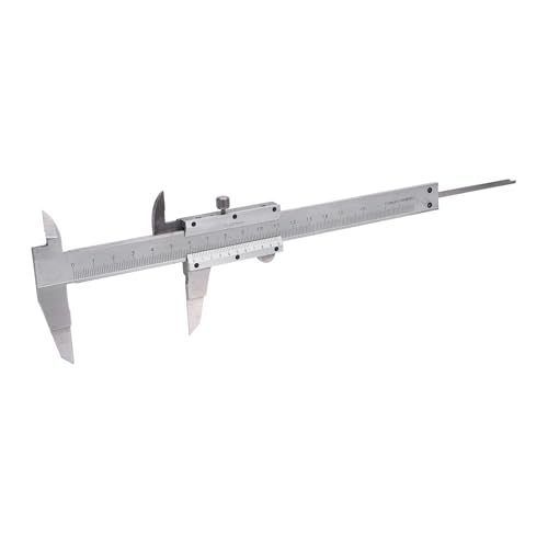 Ausla Digitaler Messschieber, Edelstahl-Nonius-Mikrometer Dünne Messschieber-Werkzeug 0-150 Mm Bereich 0,02 Mm von Ausla