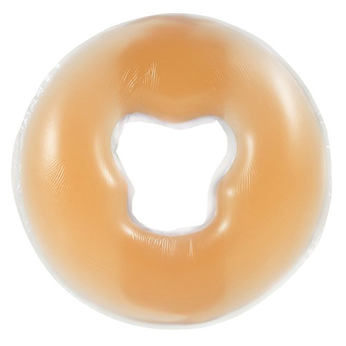 Ausla Gesichtskissen Gelkissen Massageliege, Silikon-Gel Gelkissen Gesichtskissen für Massagebett Gesichtskissen Kopfstütze Weiches Silikon SPA Massagekissen(Hautfarbe) von Ausla