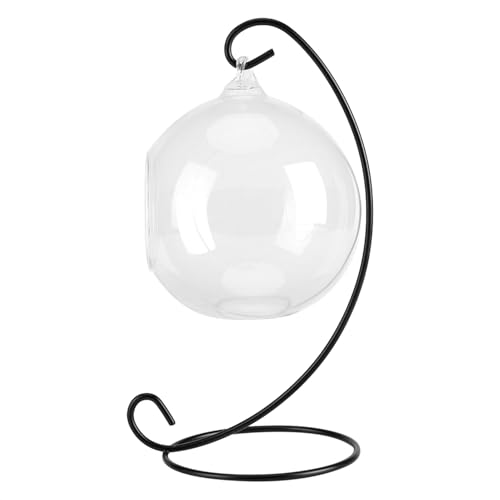 Ausla Glashängevase, Luftpflanzen Halter Origination Display Ständer Elegante Ästhetik Einfach Füllung, Ideal für Hochzeitsdekoration zu Hause, Erfrischendes Ambiente, Vielseitige Nutzung von Ausla
