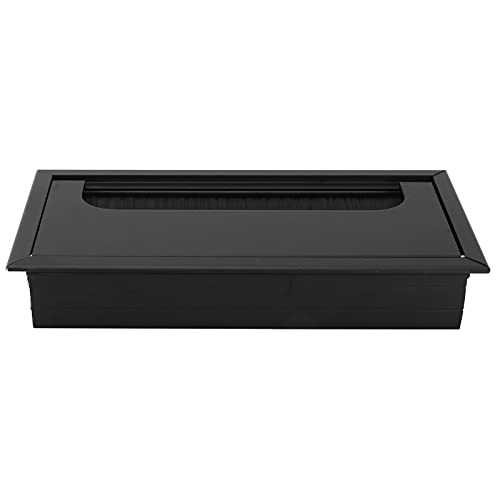 Ausla Kabeldurchführungen Kabeldurchlass Rechteckig, Kabeldurchführung mit Öffnungsdeckel, Kabeldurchführung Schreibtisch für Computer Schreibtisch, 160x80x27mm von Ausla
