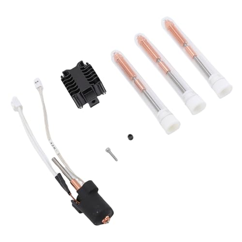 Ausla Keramik -Hotend -Kit, Düsen Hotend Kit 60W Keramikheizung 300 30 Mm/s Durchflussrate mit 0,2 Mm 0,4 Mm 0,6 Mm 0,8 Mm Düsen für Ender V3 Plus von Ausla