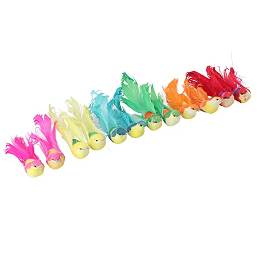 Ausla Künstliche Vogeldekoration, Mehrzweck, Langlebiger, Feine Handwerkskunst, Lebendige Farben, Robustes Schaumstoffmaterial, 12 X Simulationsvogeldekor, 100% Brandneu, Simulationsdekor, Ausla Künstliche Vogeldekoration, Mehrzweck, Langlebiger, Feine Handwerkskunst, Lebendige Farben, Robustes Schaumstoffmaterial, 12 X Simulationsvogeldekor, 100% Brandneu, Simulationsdekor, von Ausla