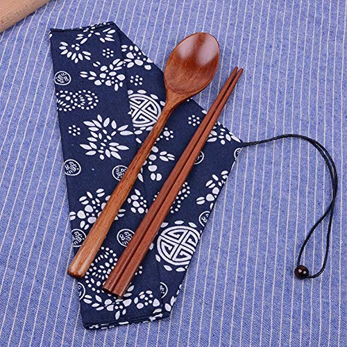 Ausla Leichtes Tragbares Essstäbchen -Kaffee -Löffel Kit mit Elegantem Design, Bequem und Wiederverwendbar, für den Gebrauch von Büroreisen Im Freien von Ausla