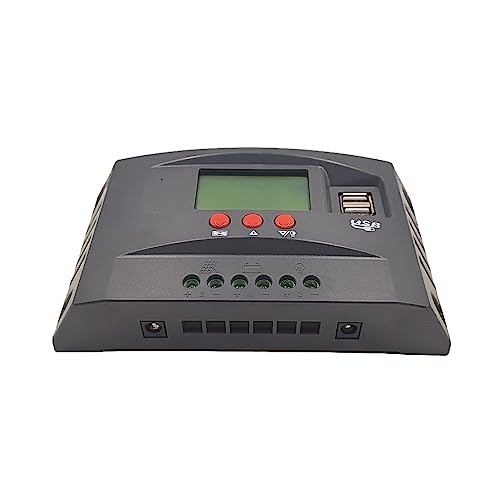 Ausla MPPT PV Solar Controller, Kunststoff mit Intelligentem Schutz, 12 V 24 V Automatische Spannungsregulation für Solarladesystem (12v24v-40a) von Ausla