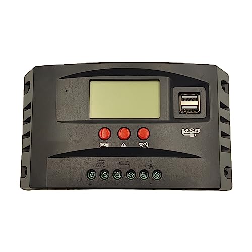 Ausla MPPT PV Solar Controller, Plastik 12 V 24 V Spannungsregulation, Intelligenter Schutz, Effizientes Ladung für Solarstromsysteme (12v24v-40a) von Ausla