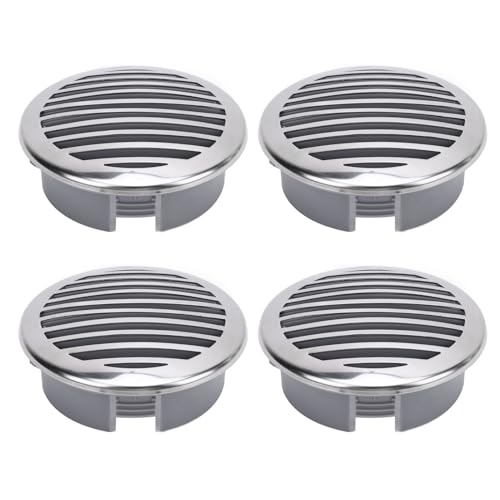 Ausla Marine Vent Cover, 4Pcs Edelstahl 4-Zoll Boot Luftstrom Vent Gitter Abdeckung für Wohnmobil Yacht Marine Segelboot Ausla Marine Vent Cover, 4Pcs Edelstahl 4-Zoll Boot Luftstrom Vent Gitter Abdeckung für Wohnmobil Yacht Marine Segelboot von Ausla
