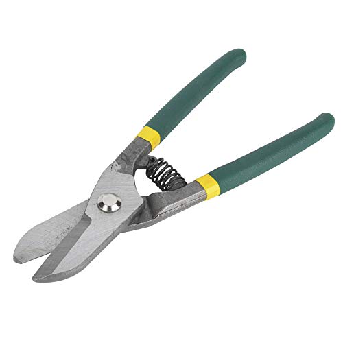 Ausla Metallschere, 8 -Zoll -Deutschland Zinn Snips Gerade Geschnittene Manuelle Stahlschere mit Bequemem Griff, Effizient und Bequem, Stahlschmieden, Erhöhte Festigkeit, Vielseitig (20,3 cm/8in) von Ausla