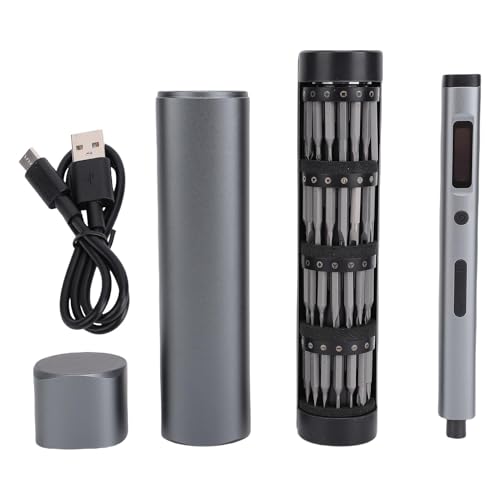Ausla Mini Electric Schraubendreher Set 62 in 1 Genauiger Schraubentreiber mit Bildschirm -LED -Licht für Laptop, Uhr von Ausla
