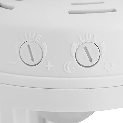 Ausla PIR -Bewegungssensor Light Socket E27 Smart Lamp Lampen -Glühbirnenschraube in Bewegung Aktivierter Glühbirnenhalter mit 360 ° Detektion 6m Reichweite für Garagenablagerungsraum Kleiderschrank von Ausla