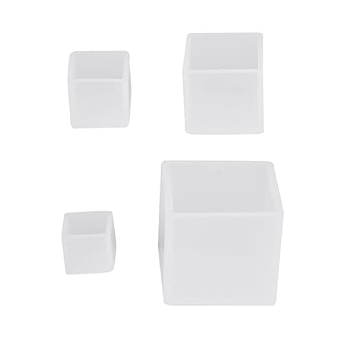 Ausla Quadratisches Harz, Schmuck -Silikonform -Set für Quadratische Ornamente, 4 Stc Formmaterialharzguss, Glatte Oberfläche, Glatte Oberfläche Ausla Quadratisches Harz, Schmuck -Silikonform -Set für Quadratische Ornamente, 4 Stc Formmaterialharzguss, Glatte Oberfläche, Glatte Oberfläche von Ausla