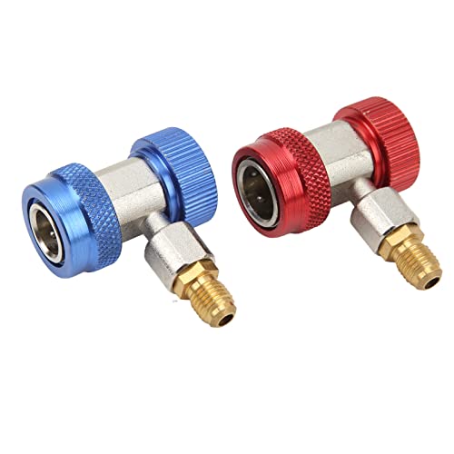 Ausla R134A Schnellkuppler, Messing und Metall -Einstellbarem Hochdruckadapter für die Verwendung von Kältemittel -Verteiler Schlauchfahrzeugautomotive Ausla R134A Schnellkuppler, Messing und Metall -Einstellbarem Hochdruckadapter für die Verwendung von Kältemittel -Verteiler Schlauchfahrzeugautomotive von Ausla