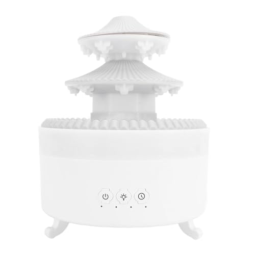 Ausla Ruhiger Regentropfen -Luftbefeuchter 350 Ml Aromatherapie ätherische Öldiffusor mit 7 Farben Licht für das Wohnzimmer Ausla Ruhiger Regentropfen -Luftbefeuchter 350 Ml Aromatherapie ätherische Öldiffusor mit 7 Farben Licht für das Wohnzimmer von Ausla