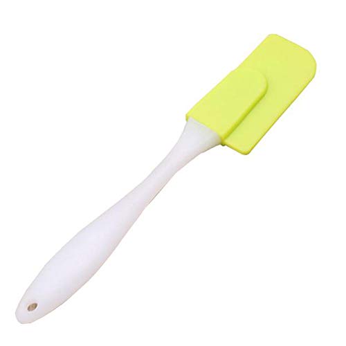 Ausla Silikonspatel, Ergonomischer Griff, Nahtloses Design Zum Backen von Mischen, Ideale Flexibilität mit Platzsparender Haken, Silikon mit Lebensmitteln, Mischung von Küchenwerkzeug mit (GREEN) von Ausla