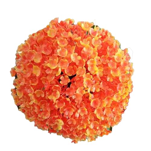 Ausla Solar Ball Light High Simulationsdesign, Energiesparende, Romantische Ambiente, Wasserdichtes Nachtlicht für Yard Pathway Rasen mit Einem Schönen Kirsch -Schneeball -Simulation Blumengarten von Ausla