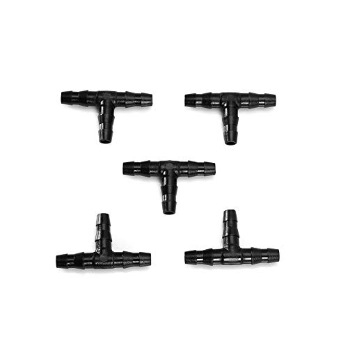 Ausla Sprinkler -Bewässerung, Tropfbewässerung Emitter 100pcs T Rohr Barb Schlauchanpassung Tischler Tropfsystem Anschluss Adapter Koppler für 4mm7 Mm Röhrchen -Watering -Topfpflanzen Ausla Sprinkler -Bewässerung, Tropfbewässerung Emitter 100pcs T Rohr Barb Schlauchanpassung Tischler Tropfsystem Anschluss Adapter Koppler für 4mm7 Mm Röhrchen -Watering -Topfpflanzen von Ausla
