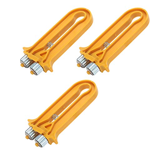 Ausla Stabiler Edelstahl -Getriebe Bienenstockrahmen Drahtspanner Crimper Tool Essentielles Werkzeug, Einfache Drahtschärfe mit Kunststoffkrimpzelle für Bequemlichkeit und Effizienz von Ausla