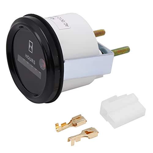 Ausla Stunde Tester, 12 V-36V Spannung Infrarotstundenmeter mit Wasserdichtem Design für Bootswagen-ATV und Schneemobile von Ausla