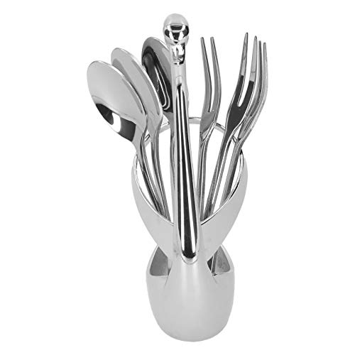 Ausla Stylish Tailware Storage Holder Rack Rack Edelstahlgabel Löffel mit Zinklegierung, Elegantem Finish und Einzigartiges Design für Wohnzimmer, Restaurants und Hotels von Ausla
