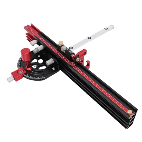 Ausla Tabelle Saw MITRE Guide, Aluminiumlegierung mit 13 Winkelstopps und 36 -Zoll -Erweiterungszaun für Holzbearbeitungsprojekte Ausla Tabelle Saw MITRE Guide, Aluminiumlegierung mit 13 Winkelstopps und 36 -Zoll -Erweiterungszaun für Holzbearbeitungsprojekte von Ausla