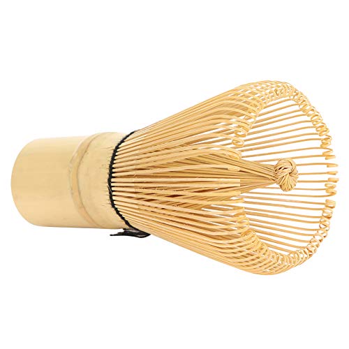 Ausla Traditionelles Matcha-Whisk-Werkzeug, Handgefertigtes Design, Einfach zu Bedienende, 120 Stecke, Dichte Spikes für Dicke oder Dünne Matcha-Tee, Hergestellt, Sicher für den Täglichen Gebrauch, von Ausla
