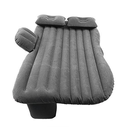 Auto Matratze SUV, Aufblasbare Matratze Campingmatratze SUV Luftmatratze, Doppel Luftbett Reisen Aufblasbare Matratze mit Pumpe, Tragfähigkeit 150 kg(Schwarz) von Ausla