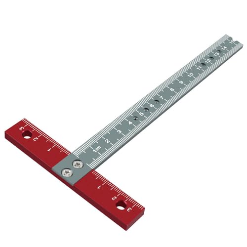 Drawing T Ruler, T Square Ruler Aluminium Alloy for Woodworking and Crafting with Scale, Drawing Crafting Drafting Tool Drawing T Ruler, T Square Ruler Aluminium Alloy for Woodworking and Crafting with Scale, Drawing Crafting Drafting Tool von Ausla