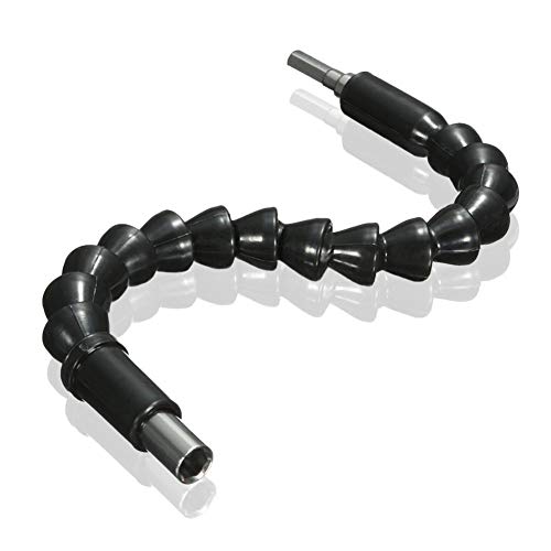 Ausla Flexible Leistungs Bits, 290mm / 11,6 Zoll Biegsame Welle Für Akkuschrauber, Flexibler Bohrer-Verbindungsadapter, Flexible Schaft Bits Bohrer Verlängerung, mit Magnet von Ausla