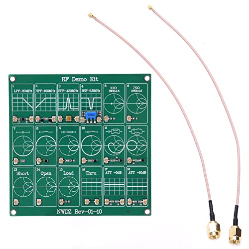 Frequenz Test Board HF Demo Kit, RF-Testbrett, Demo Kalibrierung, Vektor-Netzwerk-Analysatorplatine für NanoVNA-Netzwerkanalysator-Kits von Ausla