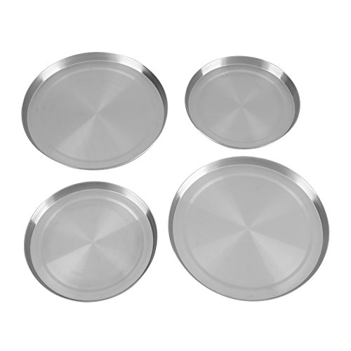 Herdabdeckplatten, Abdeckplatten-Set, 4 x Abdeckplatten in Silber mit 2 x 21cm und 2 x 17cm Brennerabdeckungen, Herdabdeckplatten, Abdeckungen für Elektroherde Herdabdeckplatten, Abdeckplatten-Set, 4 x Abdeckplatten in Silber mit 2 x 21cm und 2 x 17cm Brennerabdeckungen, Herdabdeckplatten, Abdeckungen für Elektroherde von Ausla