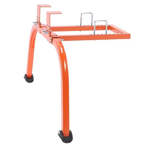 Leiter-Stabilisator aus robustem Stahl mit verstellbarem und sicherem Griff, ideal zum Bemalen, Reinigen von Dachrinnen und Dacheinsteigen (ORANGE) von Ausla