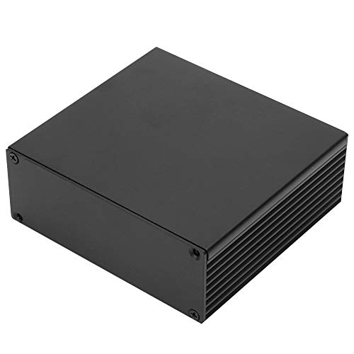 Ausla Aluminium Kühlbox DIY Elektronik Gehäuse, Schwarz, Aluminium, nicht wasserfest, Gehäuse, 2 Schallwände, Schraubensatz Ausla Aluminium Kühlbox DIY Elektronik Gehäuse, Schwarz, Aluminium, nicht wasserfest, Gehäuse, 2 Schallwände, Schraubensatz von Ausla