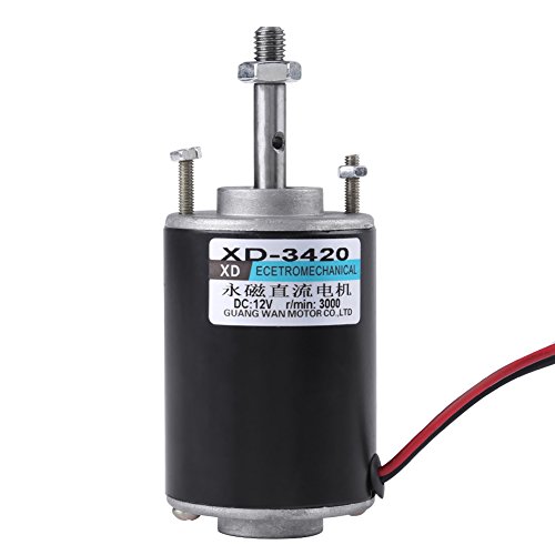 Permanentmagnetmotor, Mini Dc12v / 24v Permanent Magnet Dc Motor Cw/Ccw Elektrische Getriebemotor Für Diy Generator, High Speed Low Noise(12v 3500rpm) von Ausla
