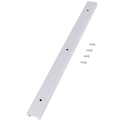 T-Schiene 400mm Aluminiumlegierung T-Slot T-Nut Gehrungsschiene mit selbstschneidenden Schrauben, für die Holzbearbeitung von Ausla