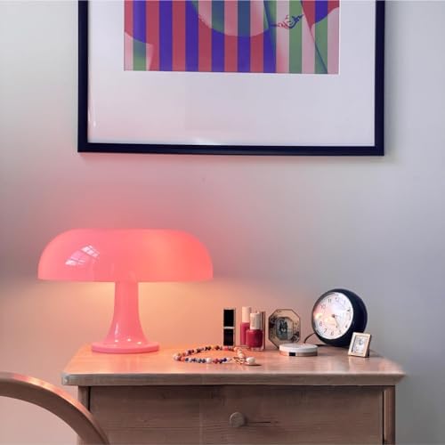 Ausolee Pilz Lampe, Rosa Pilz Lampe,Mushroom Lamp Für Raum Ästhetische Moderne Beleuchtung Für Schlafzimmer Kühle Retro Wohnzimmer Dekor (Rosa) von Ausolee