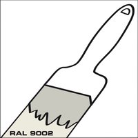 Aufpreis für Außenwandlackierung für SAFE Tank Gefahrstoffcontainer, HxBxT 2.300 x 5.080 x 6.520 mm, grauweiß von SAFE Tank