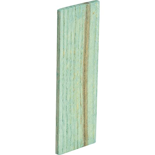Verglasungsklötze Holz Esche lackiert | Holzklotz 80x20x3 mm | 100 Stück Glaserklötze grün von Austria