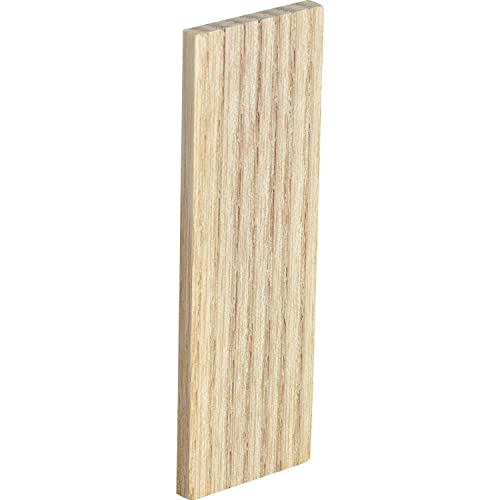 Verglasungsklötze Holz Esche lackiert | Holzklotz 80x20x4 mm | 100 Stück Glaserklötze natur von Austria