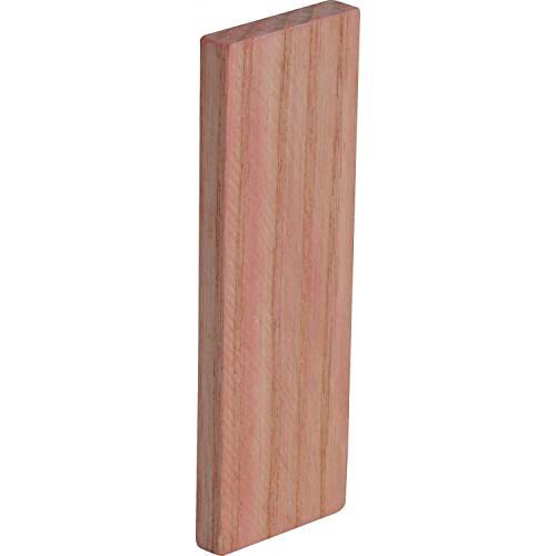 Verglasungsklötze Holz Esche lackiert | Holzklotz 80x24x6 mm | 100 Stück Glaserklötze rot von Austria