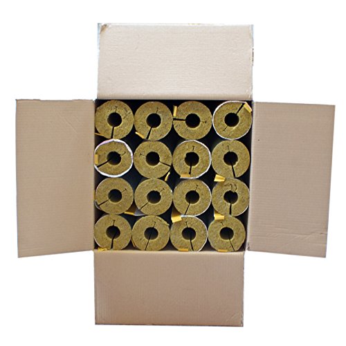 Austroflex Karton 16m Steinwolle Rohrschale alukaschiert 28 mm x 34 mm 100% EnEV Mineralwolle Rohrisolierung Steinwoll-Rohrschalen Austroflex Karton 16m Steinwolle Rohrschale alukaschiert 28 mm x 34 mm 100% EnEV Mineralwolle Rohrisolierung Steinwoll-Rohrschalen von Austroflex