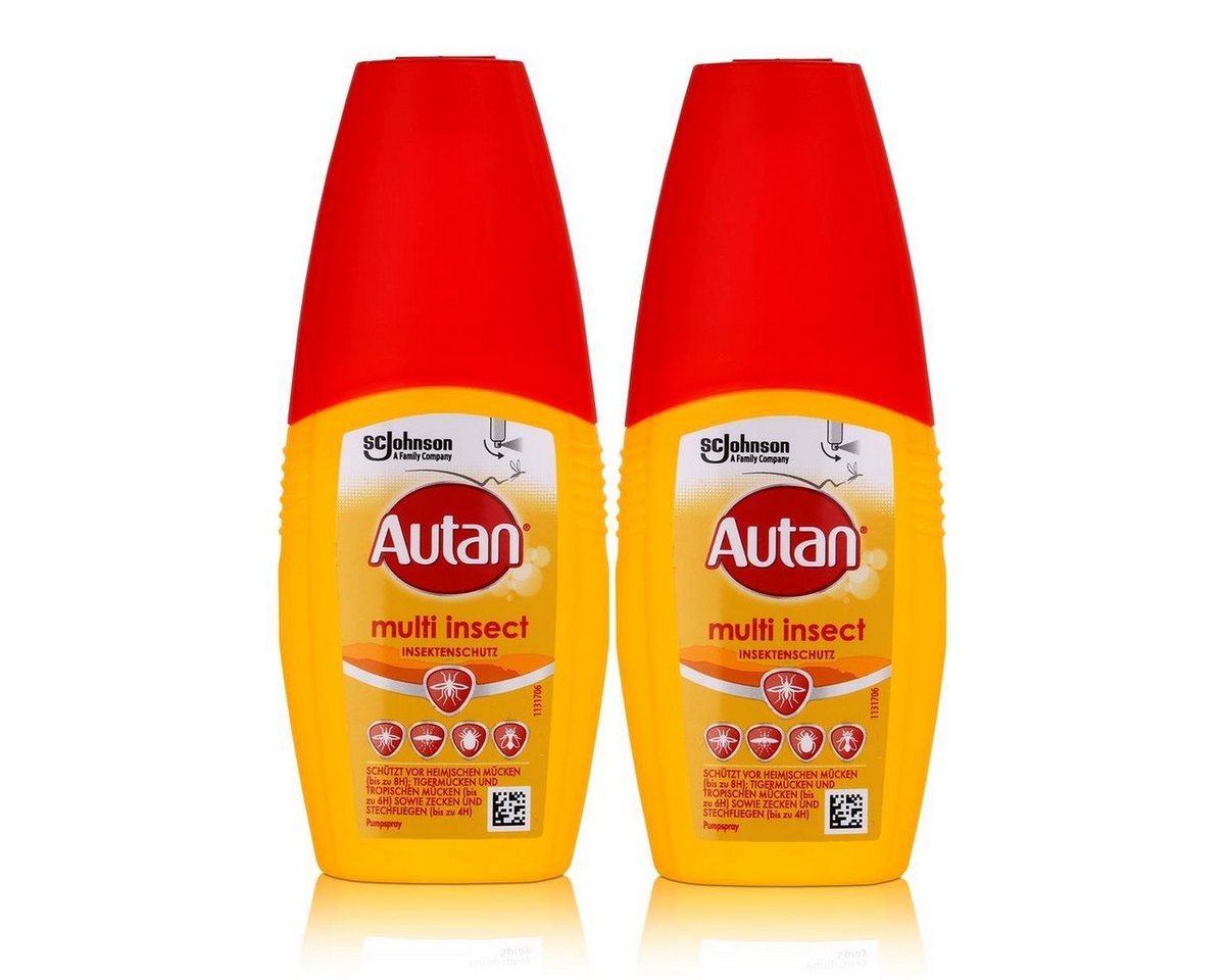 Autan Insektenspray Autan Multi Insect Insektenschutz Pumpspray 100ml (2er Pack) von Autan