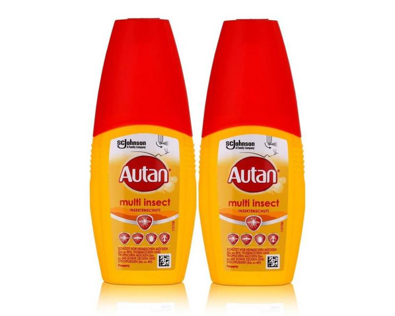 Autan Insektenspray Autan Multi Insect Insektenschutz Pumpspray 100ml (2er Pack) von Autan