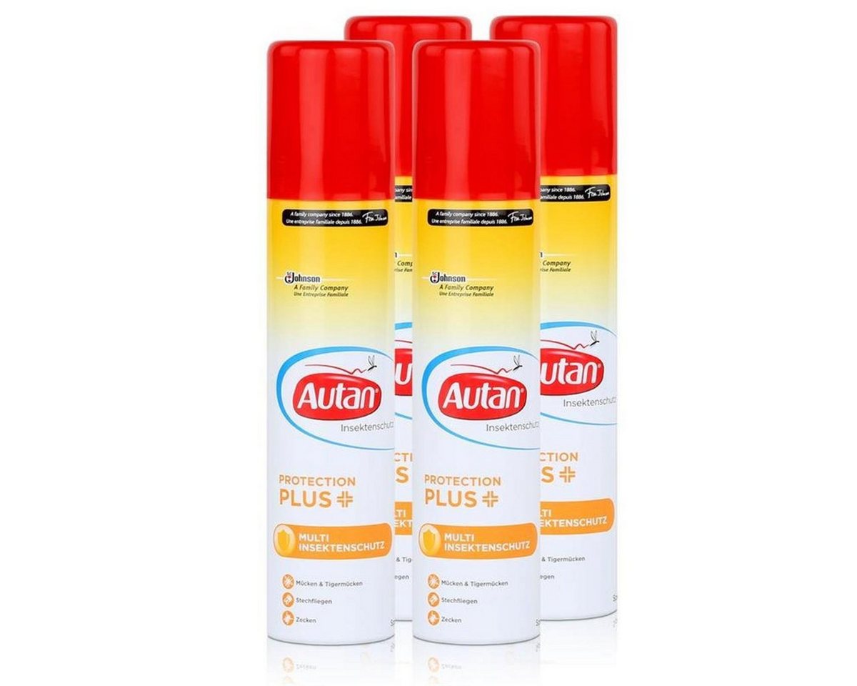 Autan Insektenspray Autan Protection Plus Multi Insektenschutz Spray 100ml (4er Pack) von Autan