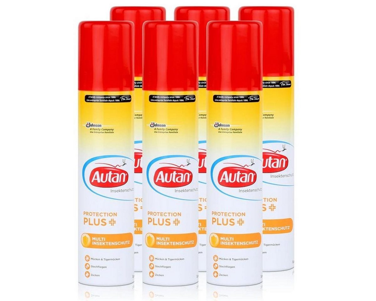 Autan Insektenspray Autan Protection Plus Multi Insektenschutz Spray 100ml (6er Pack) von Autan