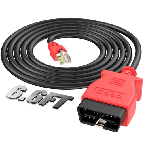 Autel Enet OBD 2 Kabel für BMW F G Serie Codierung, Ethernet zu OBD II OBDII Schnittstellenkabel, Kompatibel mit BMW Software E-SYS ICOM ISTA+, Versteckte Programmier-/Aktualisierungsfunktion, 2M Autel Enet OBD 2 Kabel für BMW F G Serie Codierung, Ethernet zu OBD II OBDII Schnittstellenkabel, Kompatibel mit BMW Software E-SYS ICOM ISTA+, Versteckte Programmier-/Aktualisierungsfunktion, 2M von Autel