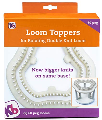 Authentic Knitting Board KB8360 60 Klammern Topper mit Drehfunktion, Plastik, Use With Rotating Loom Authentic Knitting Board KB8360 60 Klammern Topper mit Drehfunktion, Plastik, Use With Rotating Loom von Authentic Knitting Board