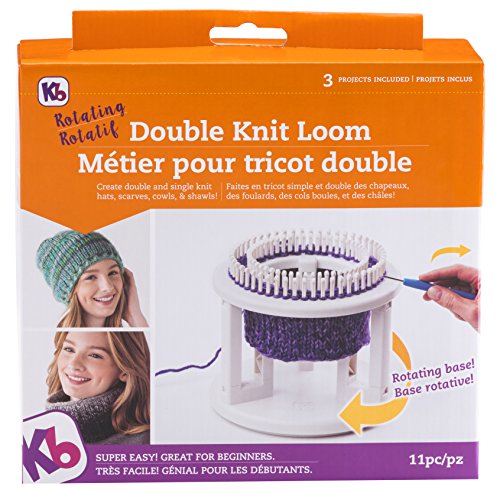 Authentic Knitting Board Rotating Double Knit Doppelstrickwebstuhl 'rotierend' -einfach zu Stricken, gebrochenes Weiß Authentic Knitting Board Rotating Double Knit Doppelstrickwebstuhl 'rotierend' -einfach zu Stricken, gebrochenes Weiß von Authentic Knitting Board